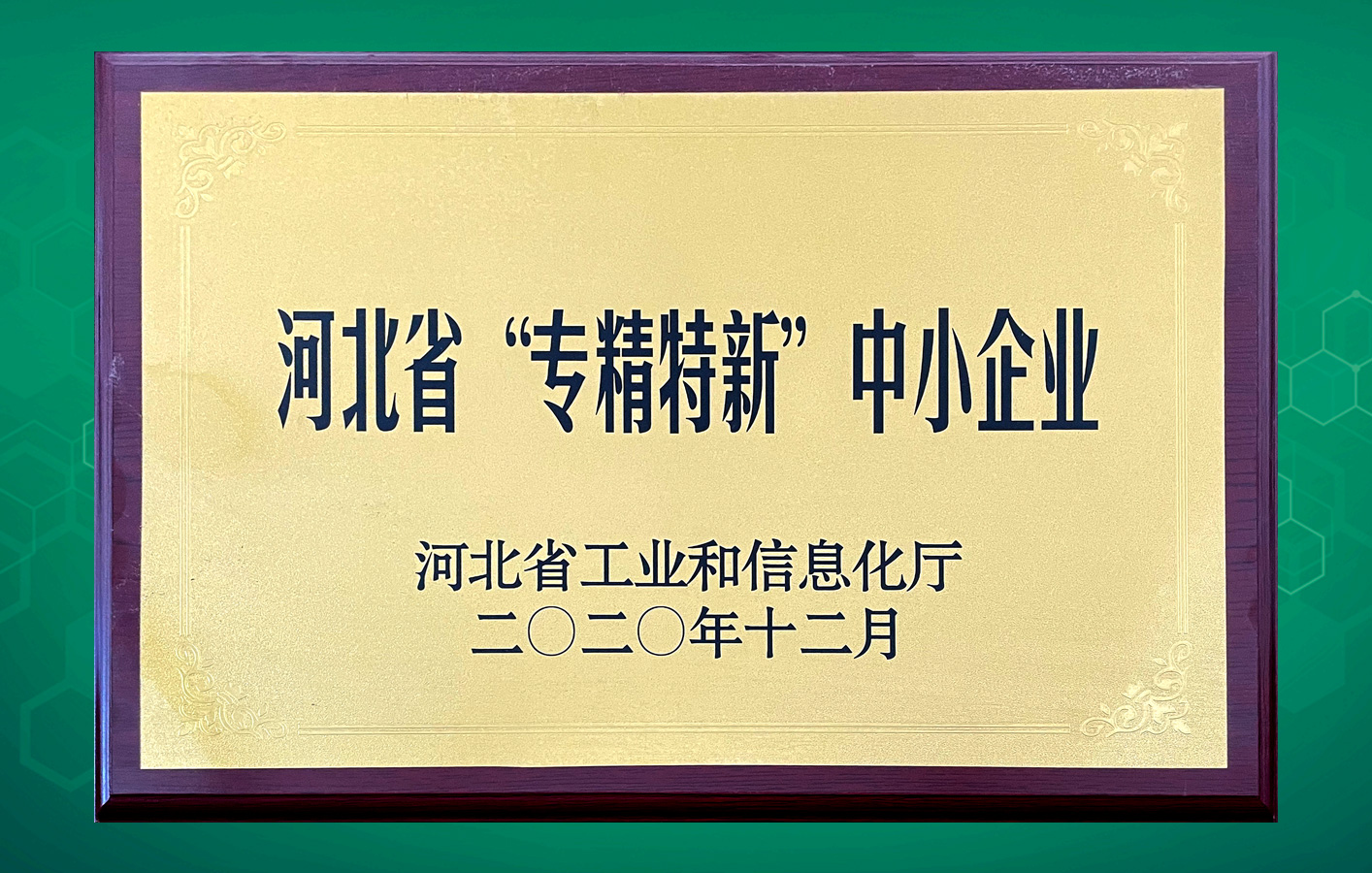 华联领世荣获“河北省专精特新中小企业”认定